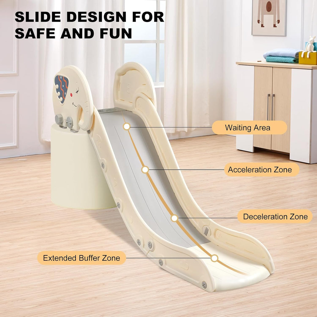 Indoor Couch Slide for Toddlers 1-3, Baby Toddler Slide Indoor, Kids Slide