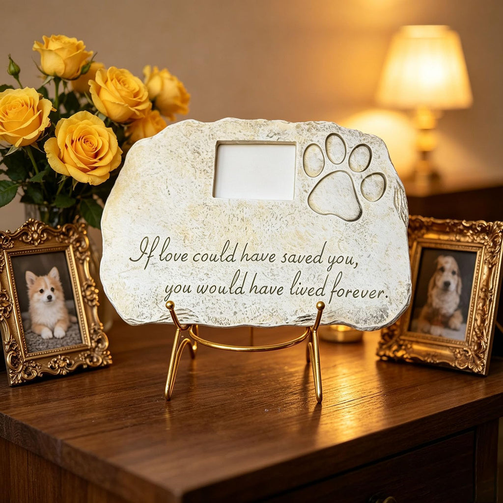 Dog Memorial Gifts for Loss, Pet Memorial Stone, Pet Tombstone Dog or Cat Memorial Stone, Pet Sympathy Gifts Dog