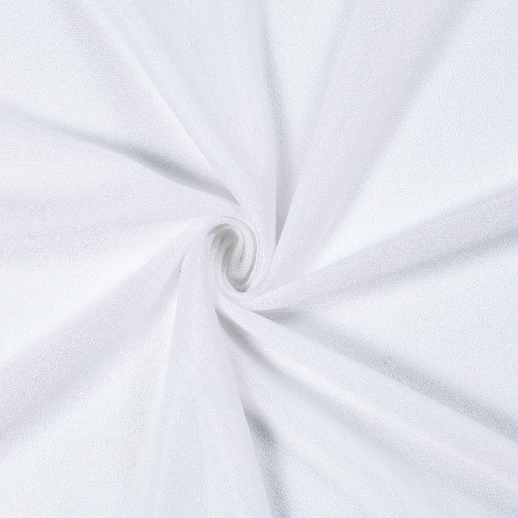 Pack of 15 Yard Chiffon Drapery Fabric, 60" Wide, Multiuse - White