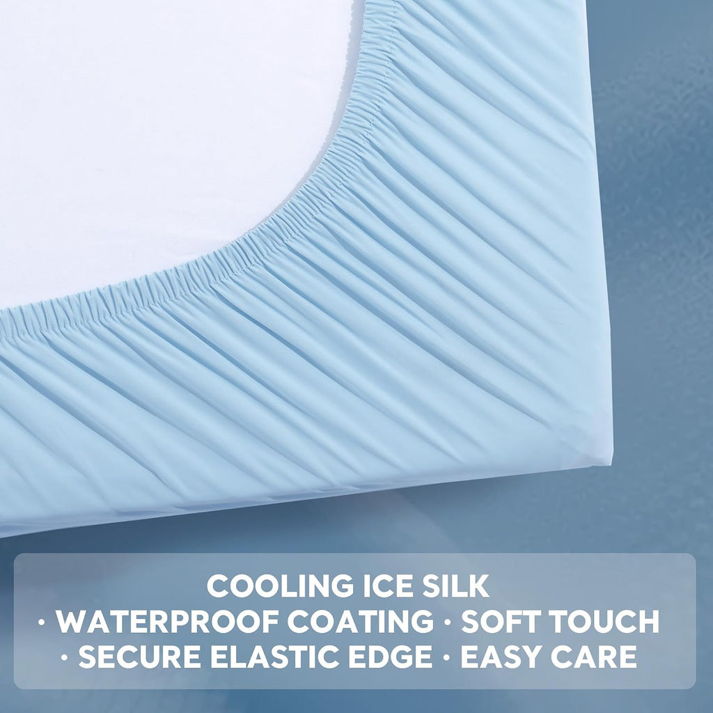 Cooling Dog Bed Cover, Q-MAX 0.42 Ice Silk Pet Bed Protector
