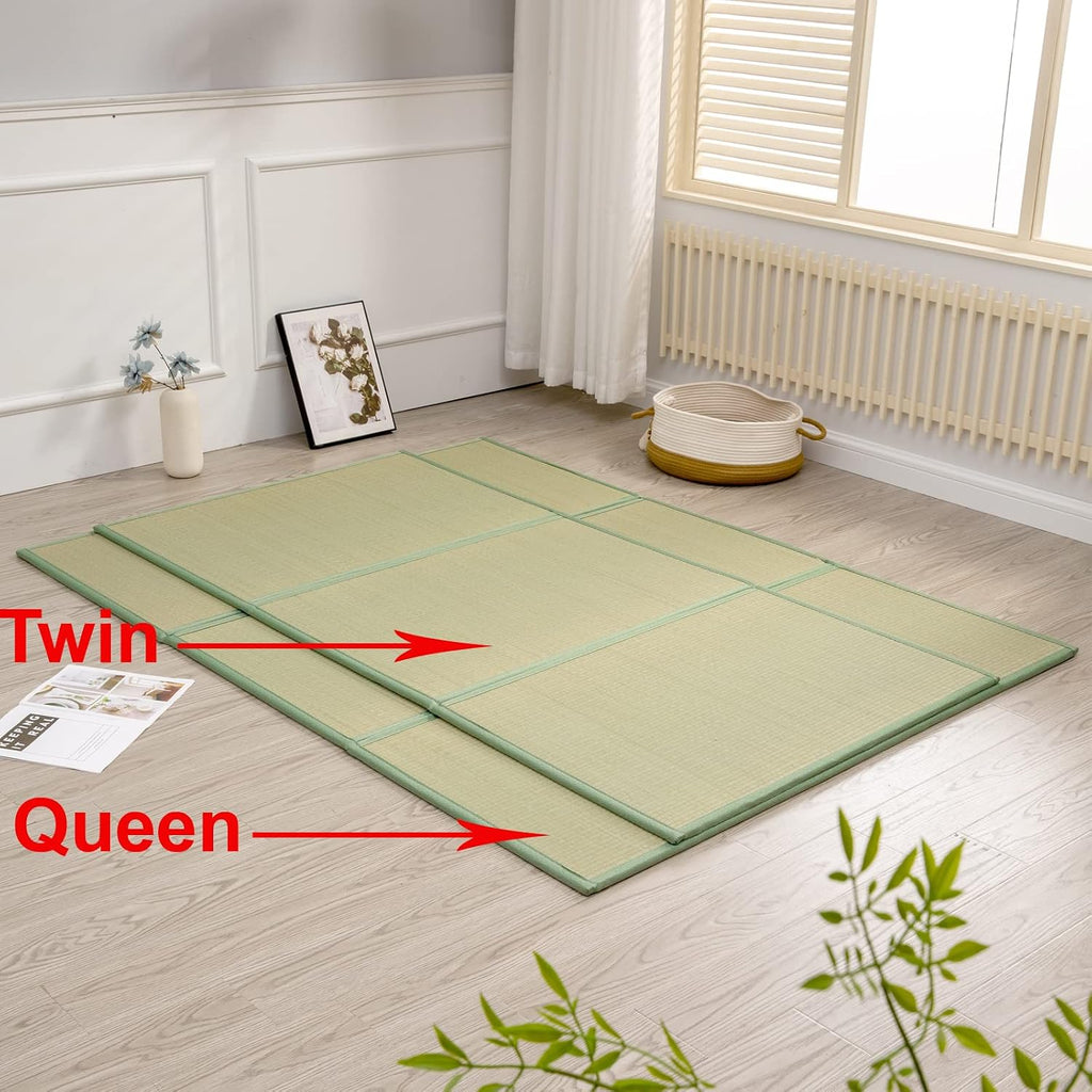 Igusa Rush Grass Floor Tatami Mat, 80" x 60" x 0.5"
