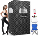 Sauna Box,Portable Steam Sauna Tent for Home,Personal Sauna Room with Remove Control,at Home Sauna Full Body,1200W 3L
