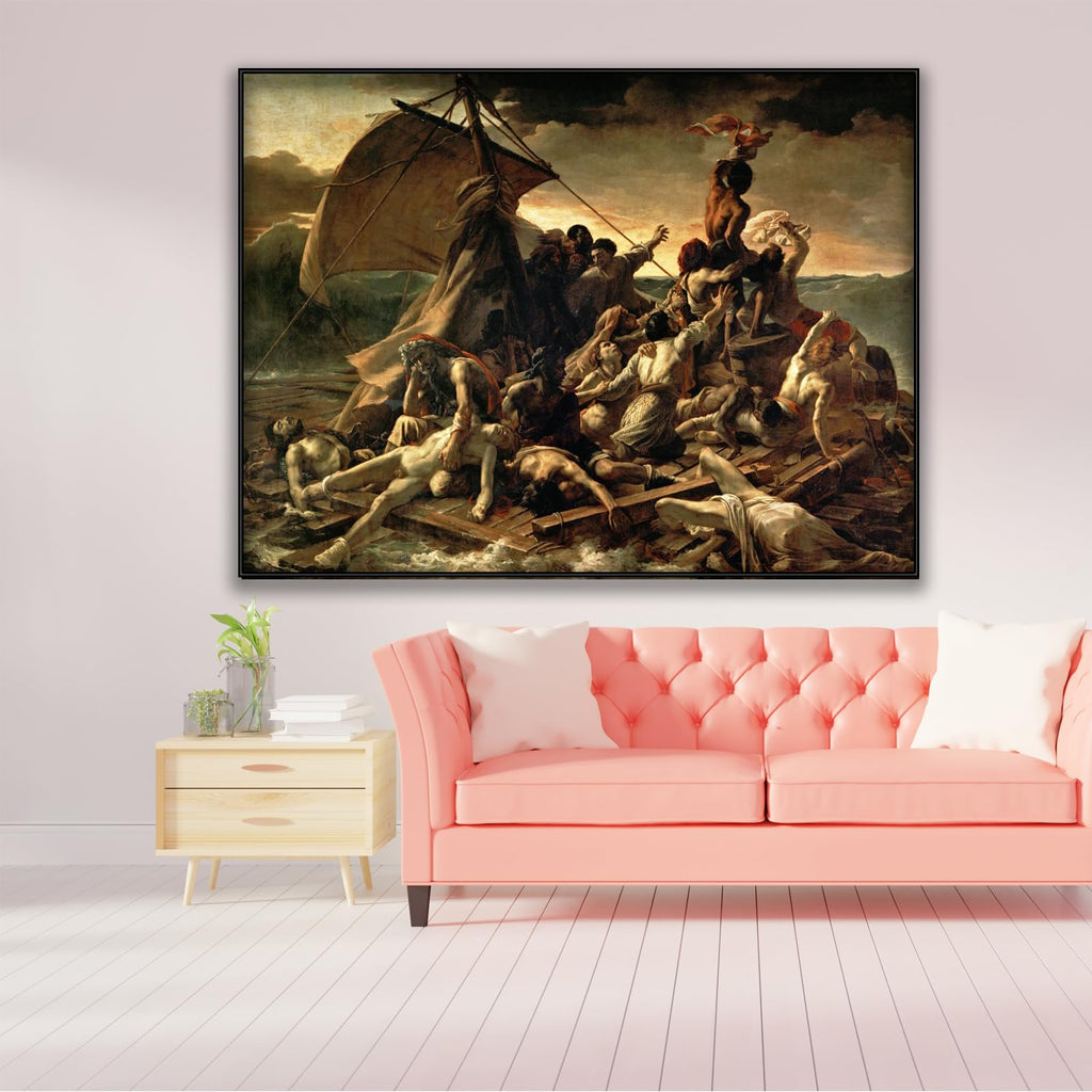 The Raft of Medusa Poster - Theodore Gericault Art Print - Modern Canvas Wall Art - Realism Renaissance Artwork Cool