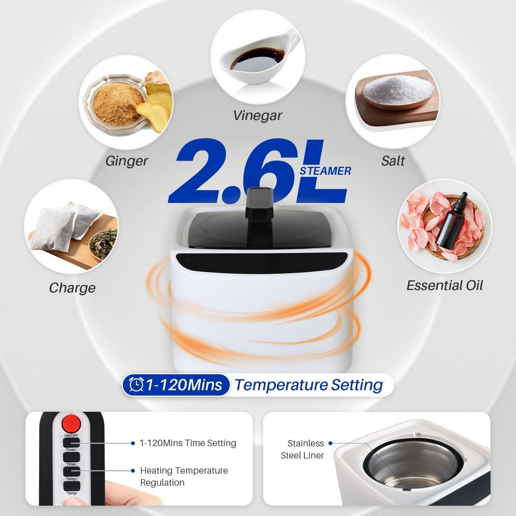 Portable Steam Sauna Tent for Home, Full Size Sauna Box Portable Sauna for Home, 9 Adjustable Heat Levels