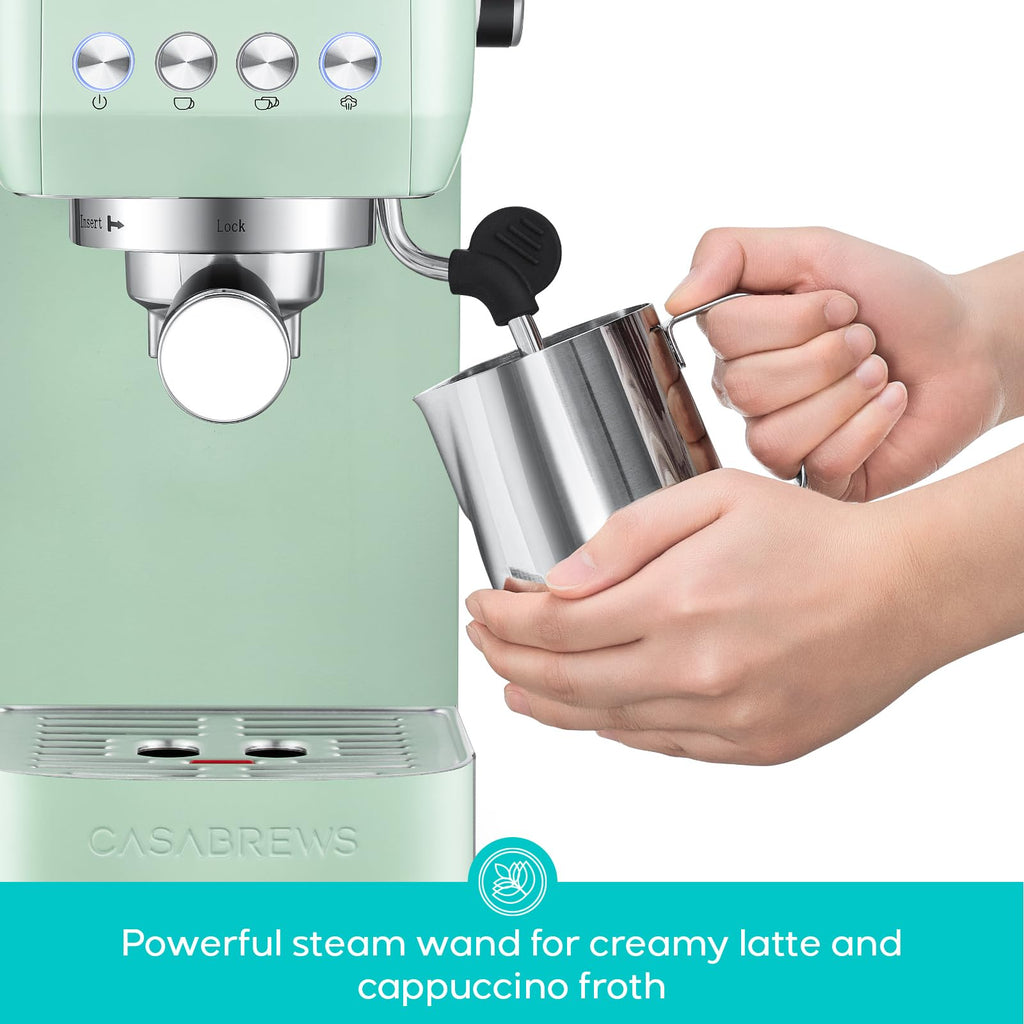Essential Espresso Machine, Stainless Steel Espresso Maker