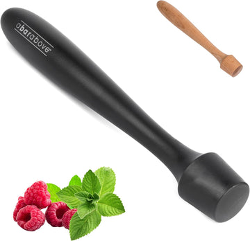 Plastic Muddler for Cocktails, 12 Inch Long Ergonomic Handle