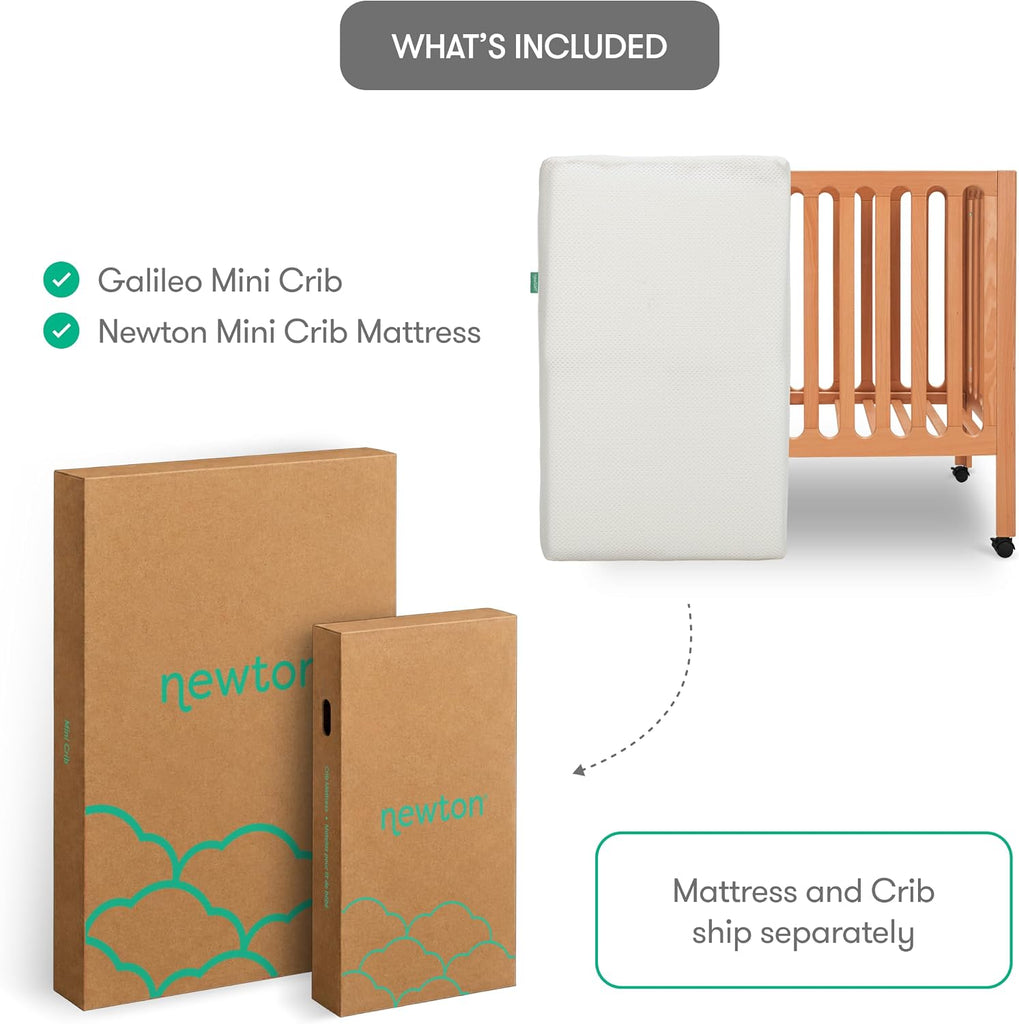 Mini Crib Mattress, Breathable & Washable, 24x38
