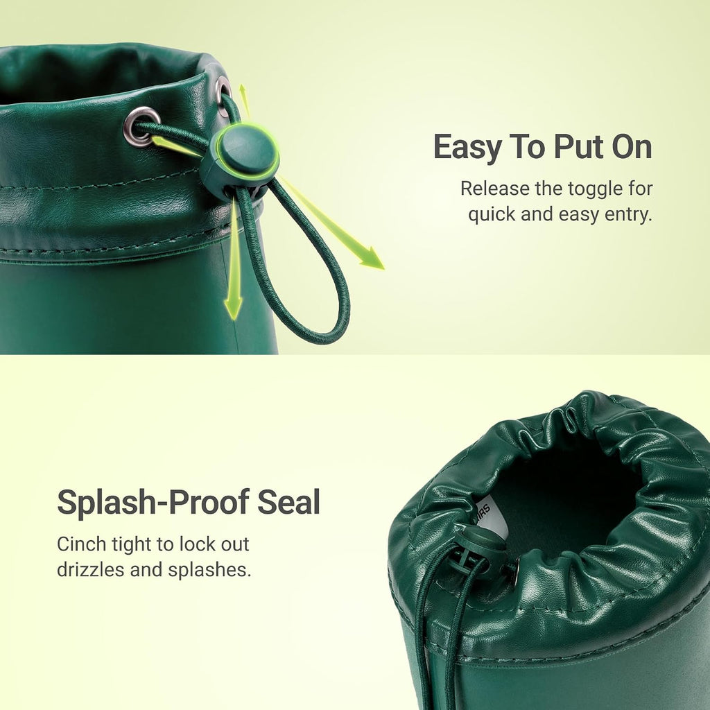 Kids Waterproof Drawstring Rain Boots