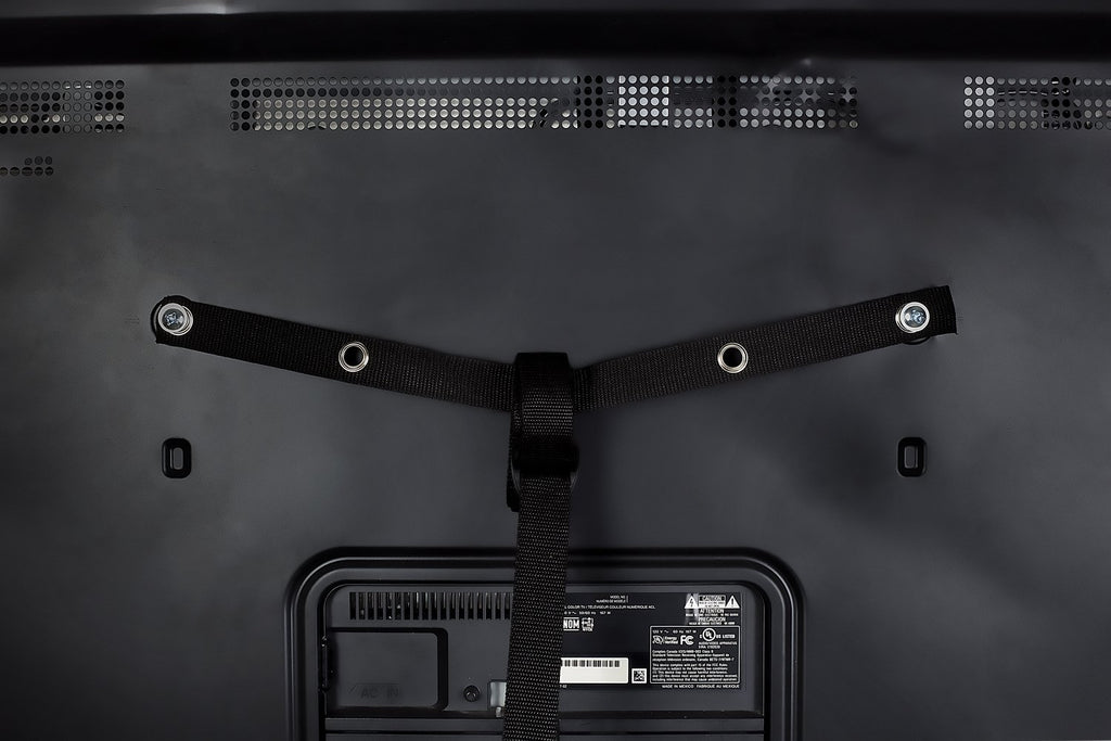 Mount It! TV Safety Straps For Child and Baby Proofing, Anti Tip Prevention and Earthquake Protection, Heavy Duty
