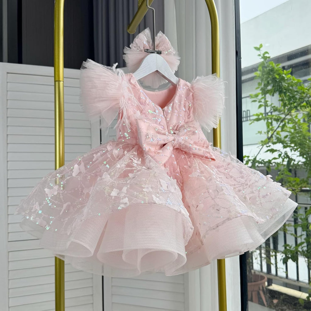 Baby Girl Pageant Dress Up Flower Girl Dress Girls Special Occasion Dresses