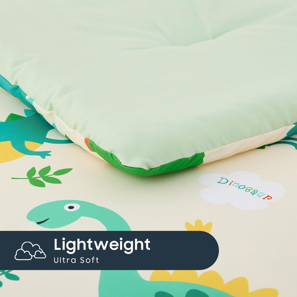 Toddler Bedding Set for Boys, Dinosaur, Cream Green