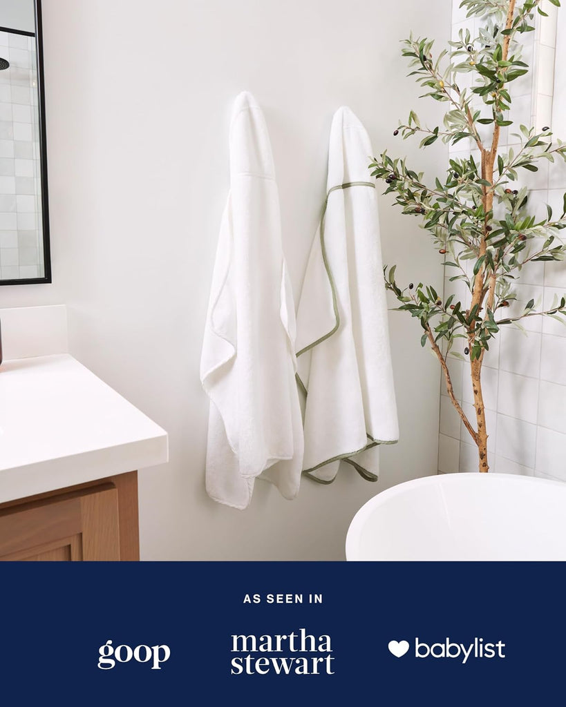 Organic Cotton Hooded Towel, Oversized Baby & Toddler Hooded Towel