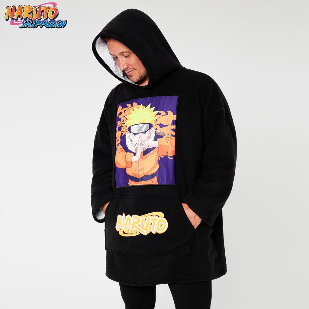 Oversized Wearable Blanket Teens Men and Women Hoodie Blanket, Fleece Warm Housewear, Loungewear, Anime Gifts