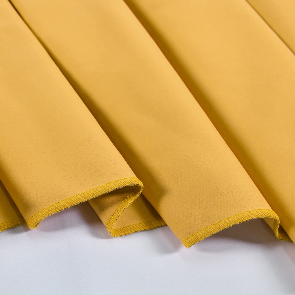 Blackout valances for Windows Energy Efficient Rod Pocket Curtain Valance Kitchen and Bedroom, Width 98 inch (Yellow