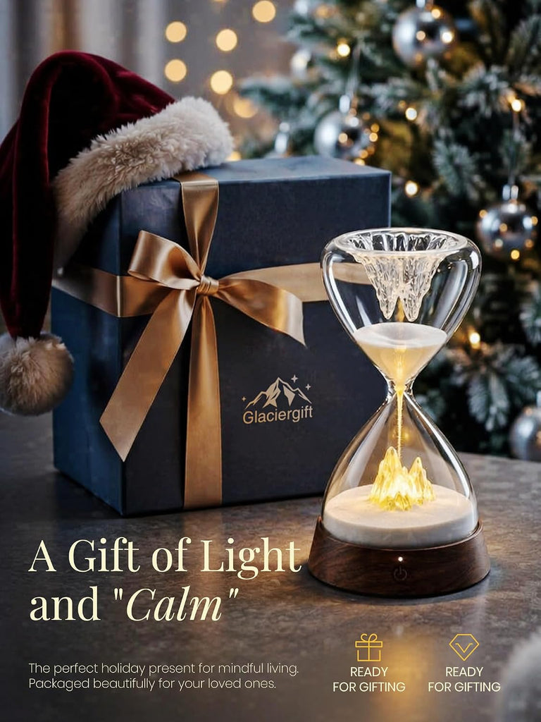 Hourglass Bedside Lamp, Ambient Decor Light