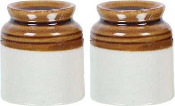 Salt & Pepper Shakers - Vintage Ceramic Salt & Pepper Shaker Set - Retro Farmhouse Home Decorative Jar Dispenser(Set - Set of 2