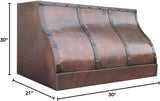 Copper Wall Mount Range Hood Baffle Filters