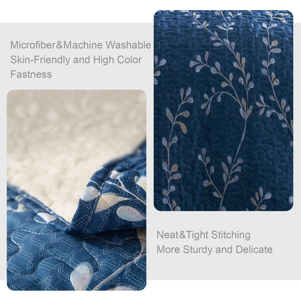 Reversible Boho Quilt Navy