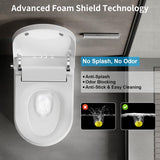 Smart Toilet with Bidet Built in, Bidet Toilet with Heated Seat and Night Light, One Piece Toilet for Bathroom