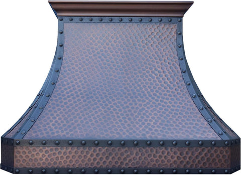 30 Inch Copper Wall Mount Range Hood Baffle Filters