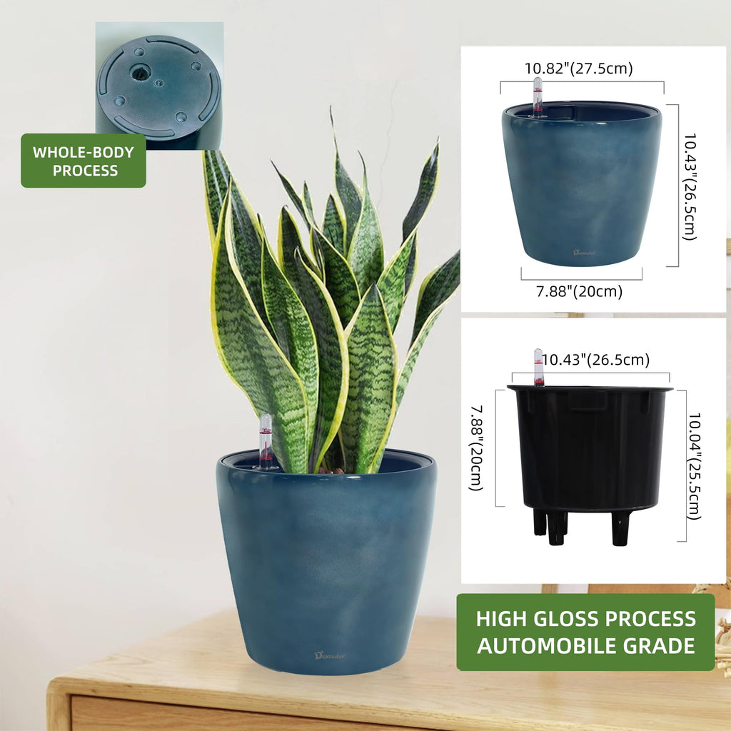 11x10 Self Watering Planter (Grayish Green Gradient)