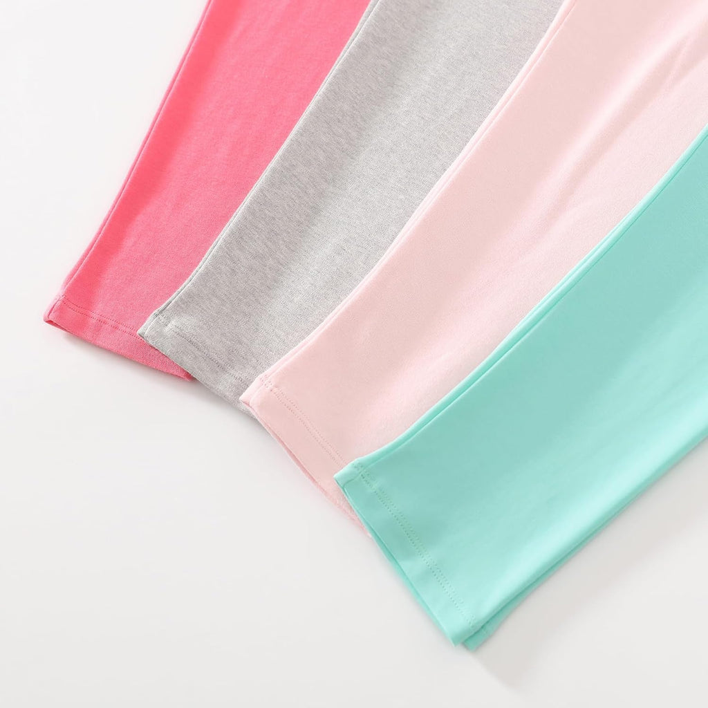 Toddler Girls' Soft Cotton Pants, Pack Leggings
