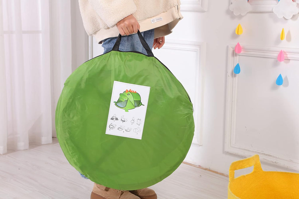 Kids Play Tents - Collapsible Tent for Boys Girls Gift - Large Foldable Playhouse Indoor/Outdoor Fun - Pop up Tent