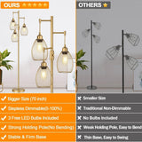 Dimmable Floor Lamp, Industrial Floor Lamps