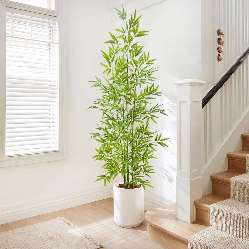 Artificial Dragon Scale Bamboo Tree 7ft with Pot