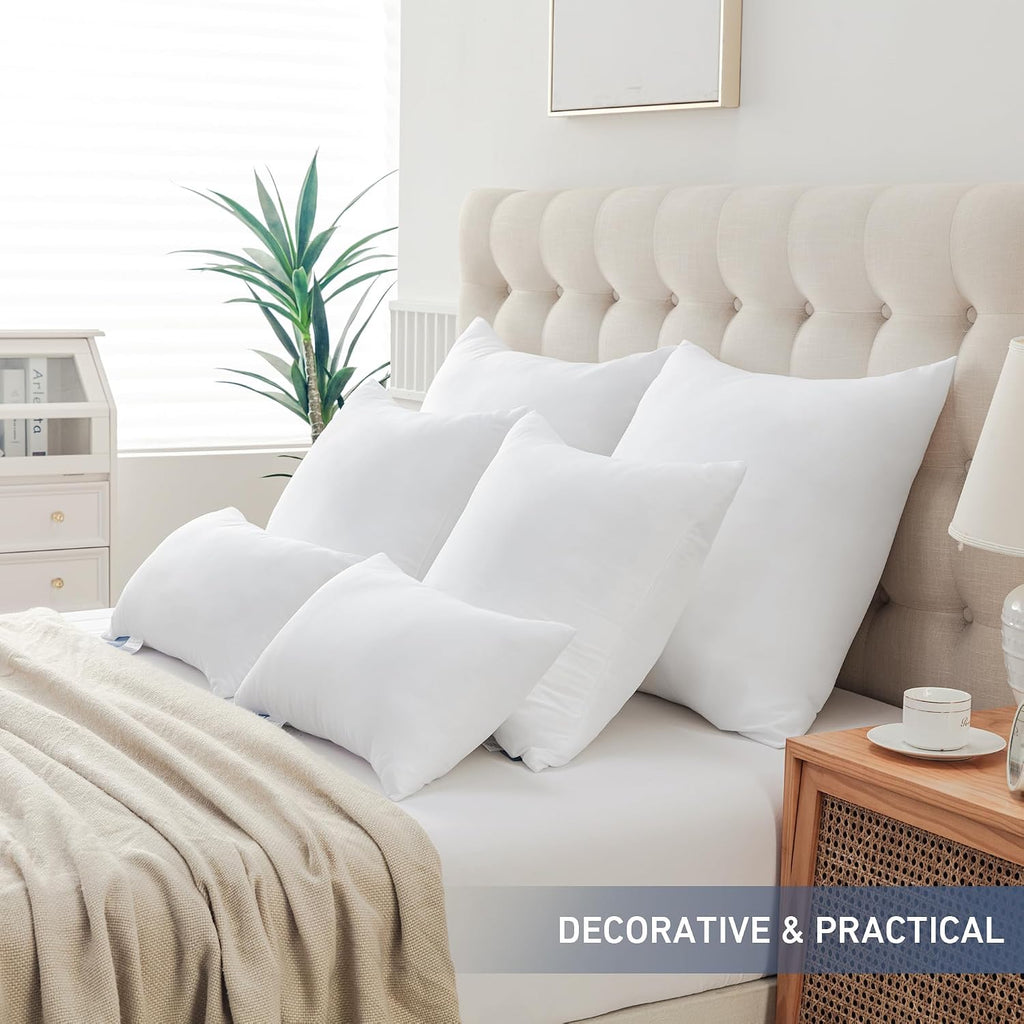 12x20 Throw Pillow Inserts, Lumbar Pillow Inserts for Couch - Set of 2
