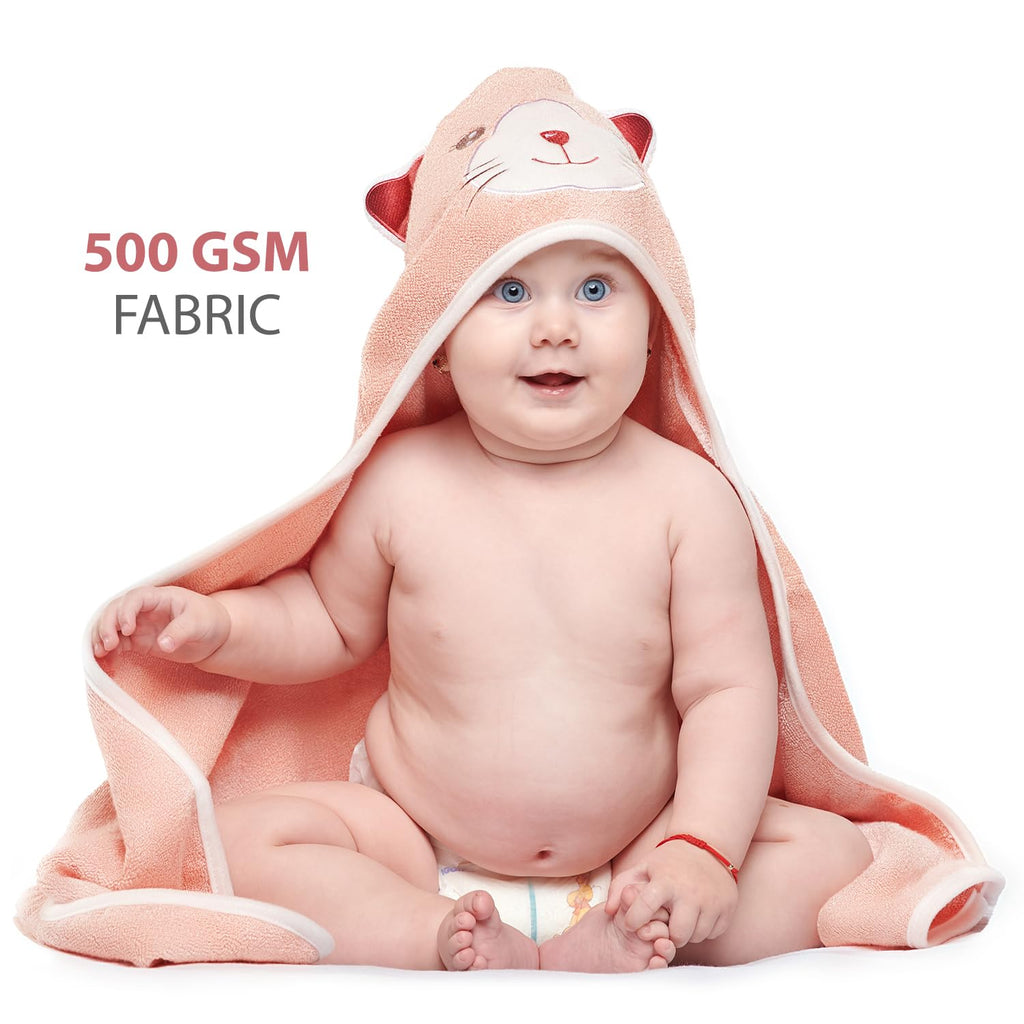Hooded Baby Towels for Newborn & Toddler - Super Soft Baby Bath Towels with Hood, Highly Absorbent Viscose Made from
