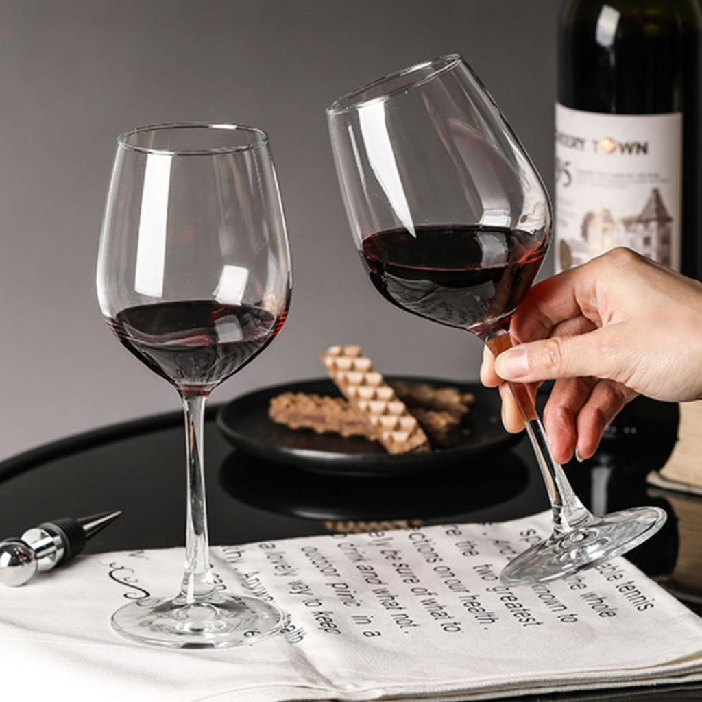 Wine Glasses Set of 8, 12oz Wine Glasses, for Red or White Wine, High-end Banquet, Wedding, Gift Goblets, Party, Bar