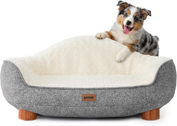 45D Orthopedic Memory Foam Dog Bed Sofa - One-Piece Molded Foam Pet Couch with Non-Slip Bottom, Suitable for Small