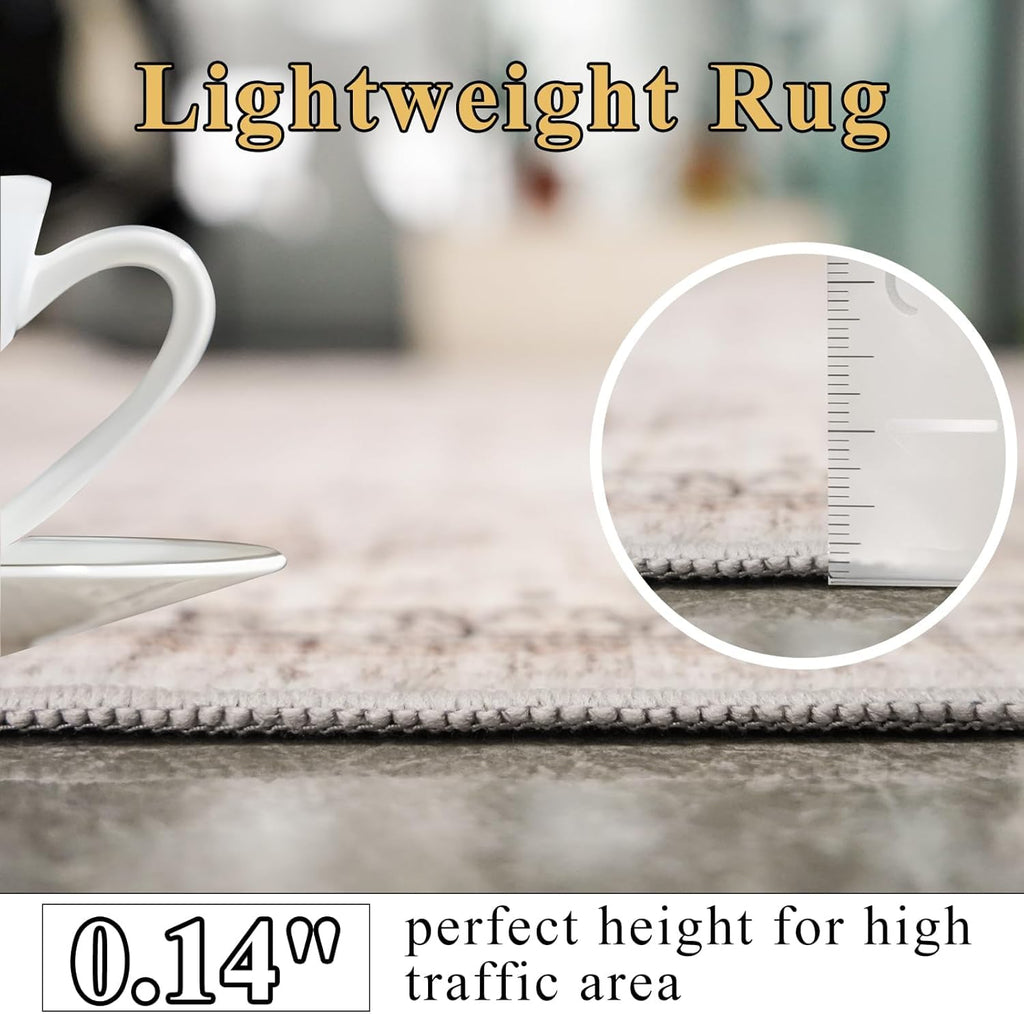 Washable Hallway Runner Rugs : Soft Ultra Thin Low Pile Carpet Machine Washable Indoor Lightweight Rug Runner Anti