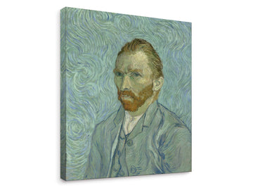 ART - Van Gogh Self-Portrait, World's Most Famous Paintings Series, Canvas Wall Art Home Decor, Gallery Wrapped
