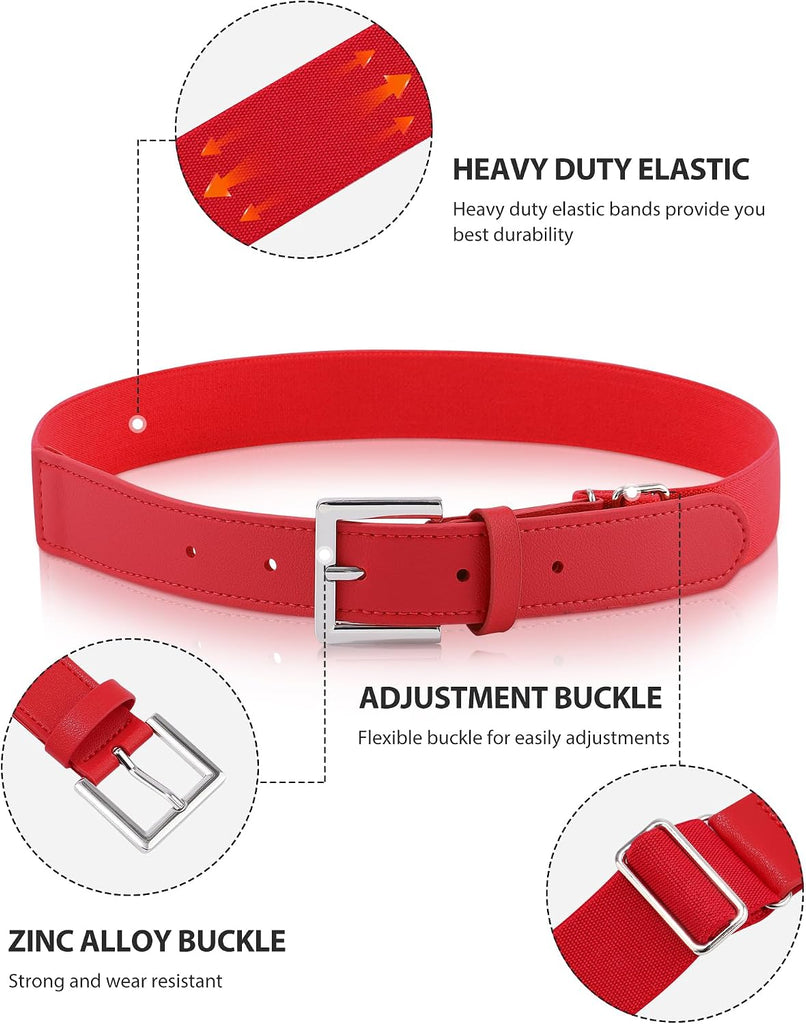 Youth Baseball Belt for Boys Adjustable Elastic Kids Softball Belt