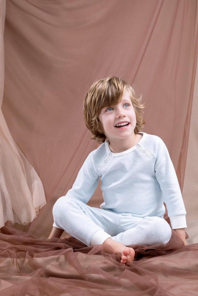 Modal Layette T-Shirt and Jogger Pants Play Set Outfit to Little Kid