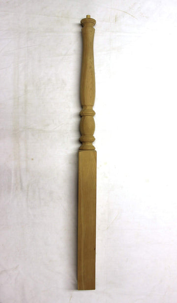 Cherry 72-D3 Dowel Top Stair Newel Post 3" x 3" x 47 1/2", 6701 Series