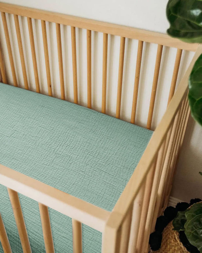Muslin Crib Sheets, 28" x 52", Fitted Baby Mattress Sheets