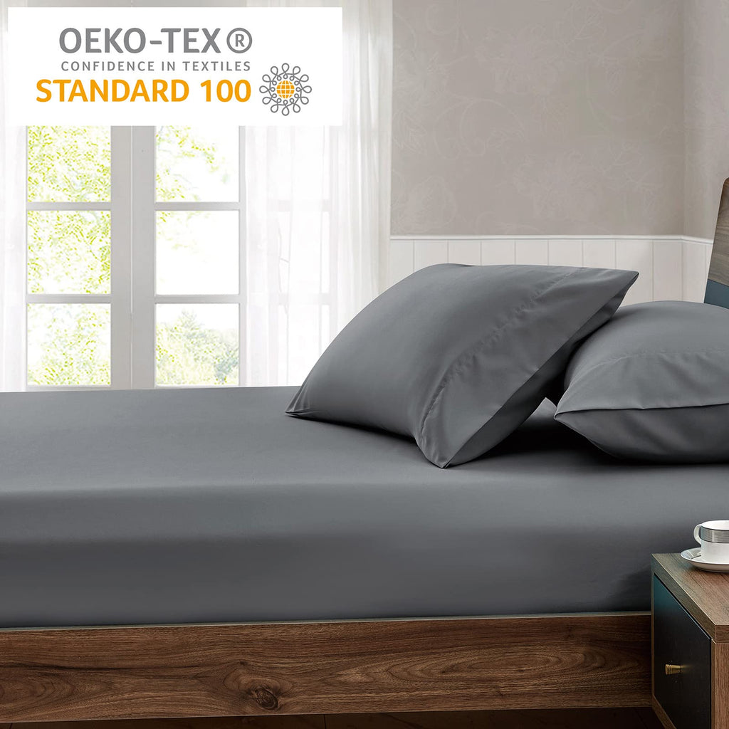 Full Fitted Sheet Only 2 Pack - Hotel Quality Fitted Sheet Full Size - Ultra Soft & Breathable - Brushed Microfiber