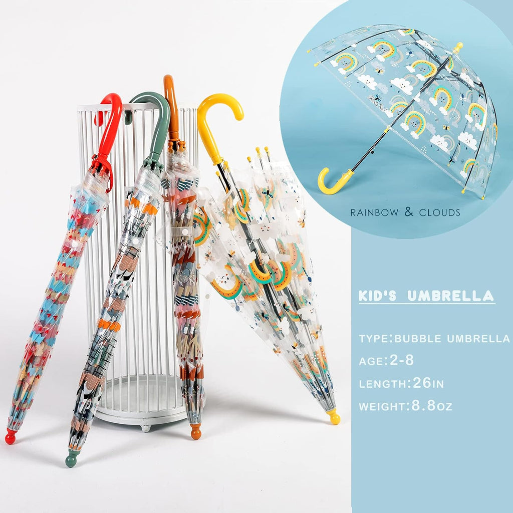 Kids Clear Umbrella, Bubble Dome for Rain