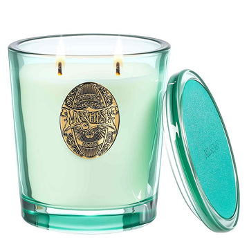 Two-Wick Eucalyptus Mint Candle for Relaxation | 120-Hour Burn Aromatherapy Soy Candle | Calming Stress Relief & Home