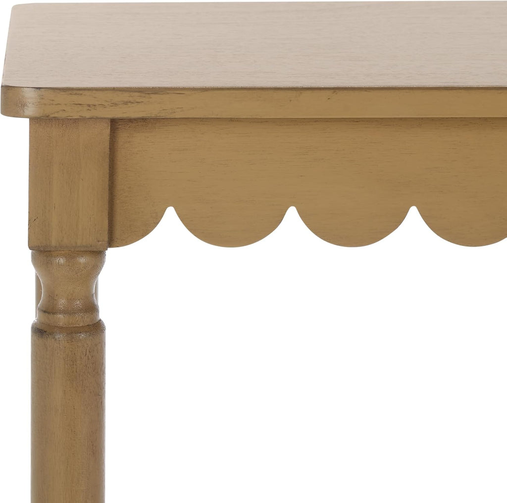 Collection Haven French Country Farmhouse Matte Black Console Table , Foyer