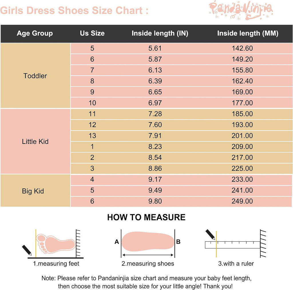Girls Dress Shoes Kids Mary Jane Toddler Ballet Flats