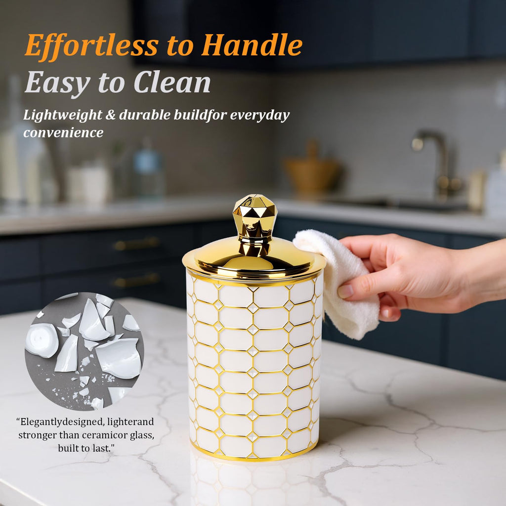 3-Piece Plastic Canister Set, Airtight Food Storage Containers Countertop & Pantry, BPA-Free Canisters for Flour