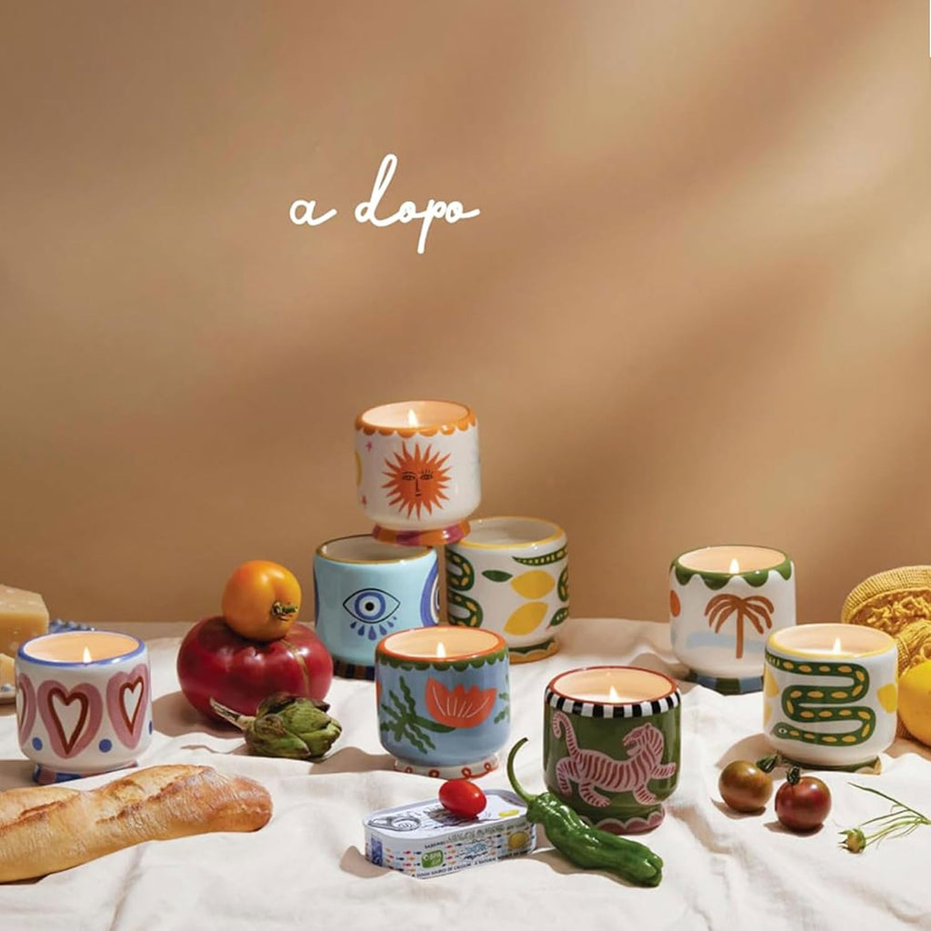 A Dopo Scented Candle, Coconut & Amber, 8 oz - Set of 8