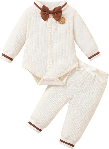 Newborn Baby Boy Clothes Infant Boys Gentleman Outfits