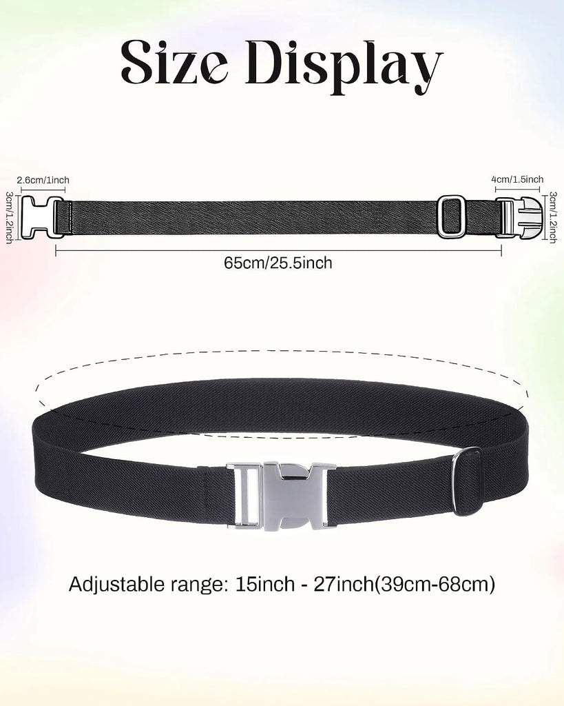 Kids Toddler Belt,Elastic Stretch Boys Girls Belt with Easy Buckle