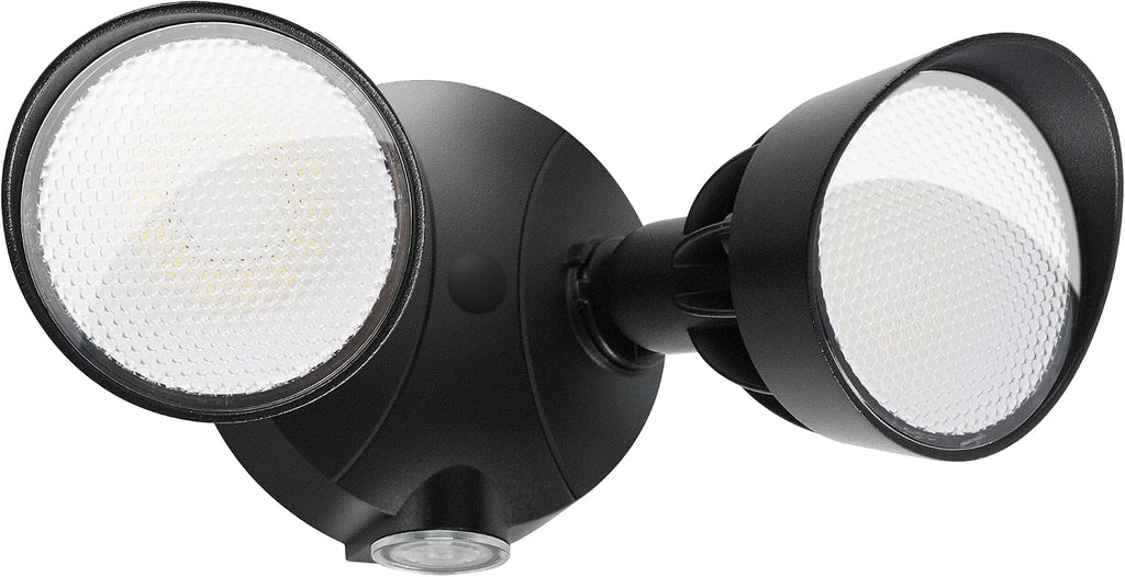 45W 5500LM Dusk to Dawn Flood Lights Outdoor, Dual Head LED Outdoor Security Lights, 5000K Daylight, IP65 Waterproof