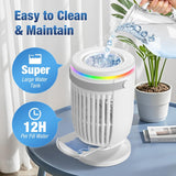 AI Portable Air Conditioners Fan with 120° Rotating Function,Evaporative Mini Room Air Conditioners